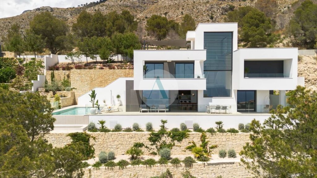 Villa senza waar rust design en zeezicht samenkomen in altea